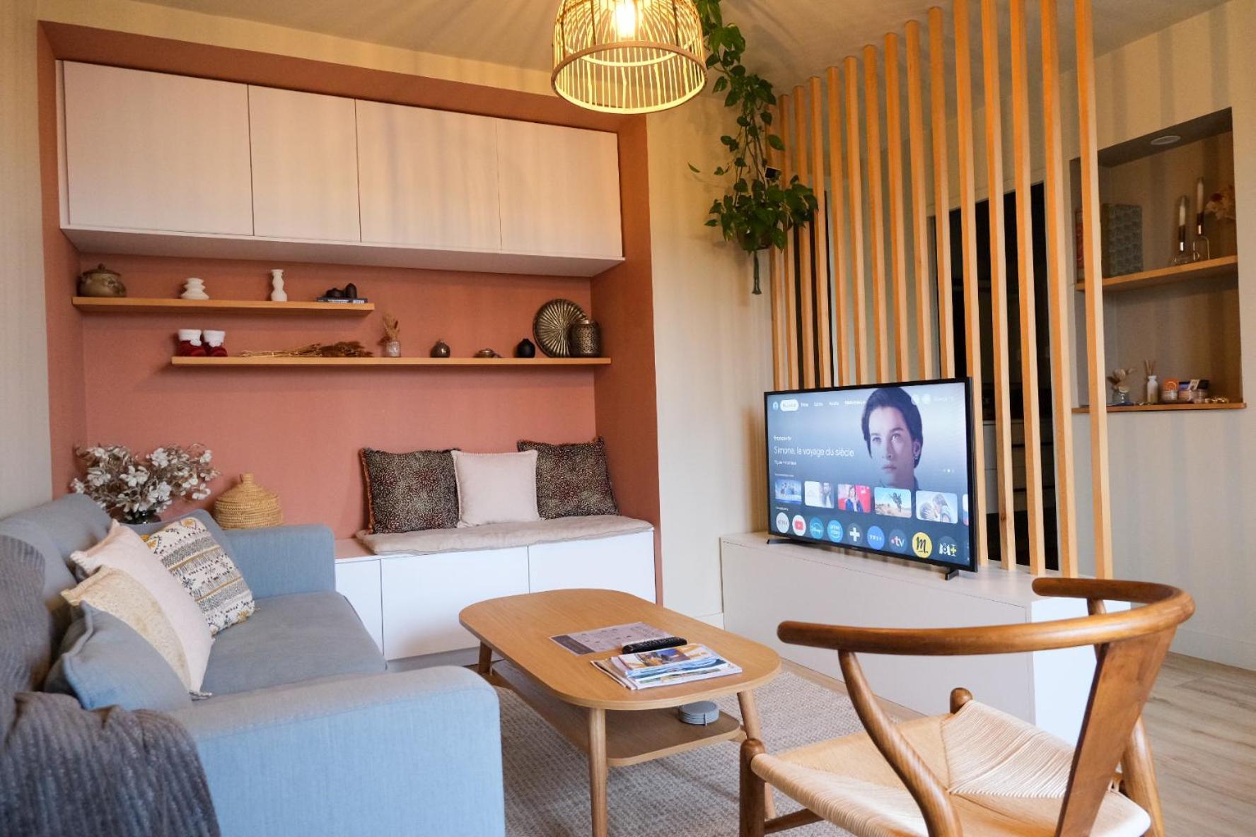 Appartement 2 Queenbed Parking Clim Wifi *